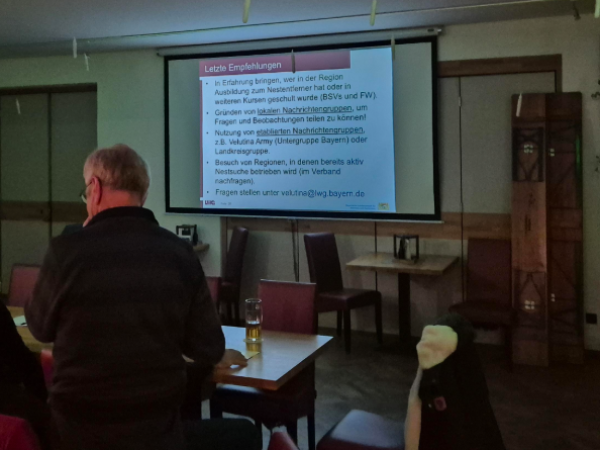 Monatsversammlung mit Vortrag